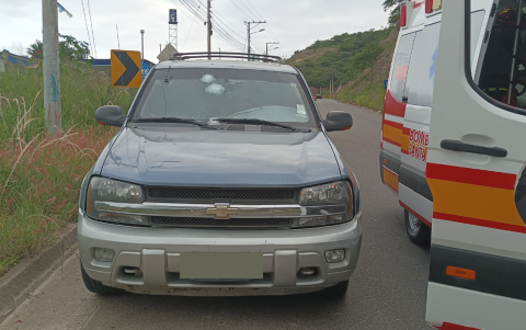 El intento de robo fue cerca de la vía Cuenca- Girón- Pasaje.