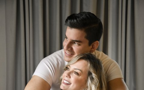 Úrsula Strenge e Isaac Delgado.