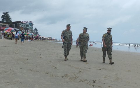 La presencia de militares y policías en sitios de atracción turística como las playas es una de las propuestas del sector.