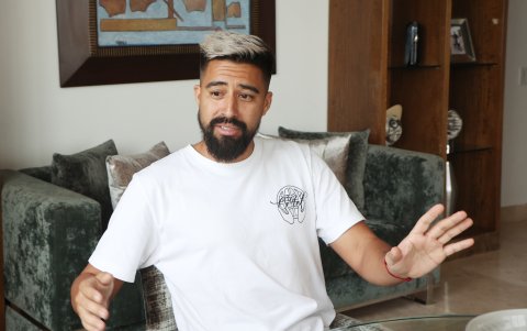 Cristhian Noboa, no esconde nada, le gusta hablar de frente.