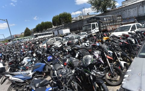 De los 9.900 vehículos retenidos, 6.348 son motos. Gran parte está en buen estado, pero nadie ha ido a recuperarlas.