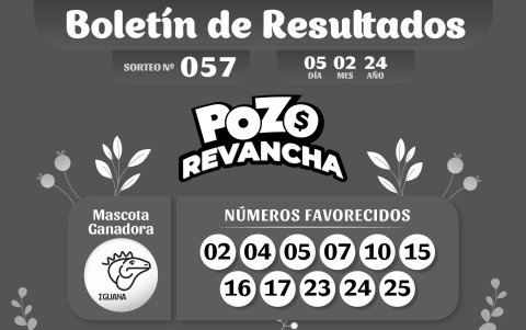 BOLETIN POZO 1070, REVANCHA 57 LUNES 05 DE FEBRERO 2024