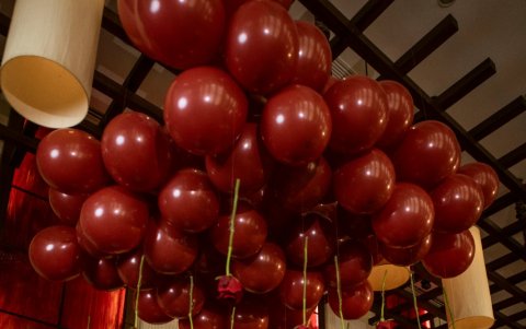 Cena romántica en el Hilton Colón.