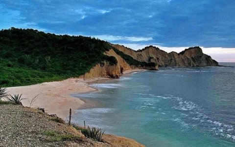 Foto aérea de Playa Dorada.