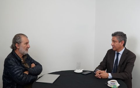 Entrevista. En la cita, el vocal del Consejo de la Judicatura expuso sus impresiones sobre el proceso del juicio político.