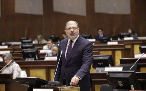 Henry Kronfle, durante el debate del acuerdo comercial con China.