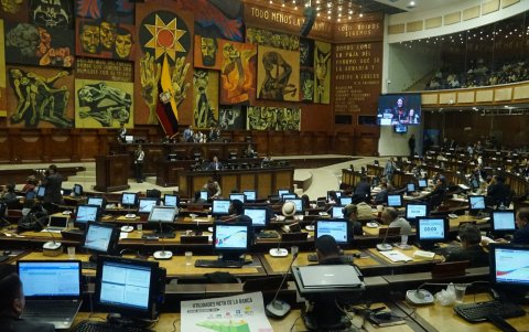 El Pleno de la Asamblea sesionó el 9 de febrero para resolver sobre el veto parcial respecto al incremento del IVA.