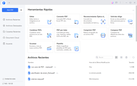 Te permite editar y adaptar documentos de planificación
