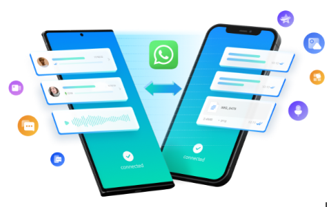 Intercambio de mensajes vía WhatsApp.