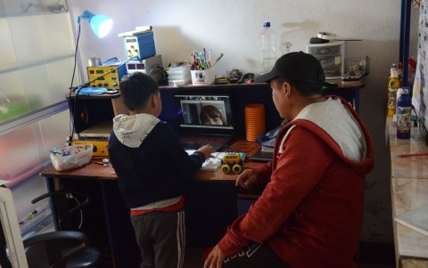 Virtualidad. Esta modalidad cambió la dinámica de algunos negocios en Quito.