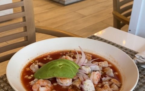 Ceviche de mariscos.