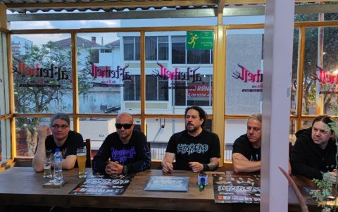 Rueda de prensa de la banda Masacre