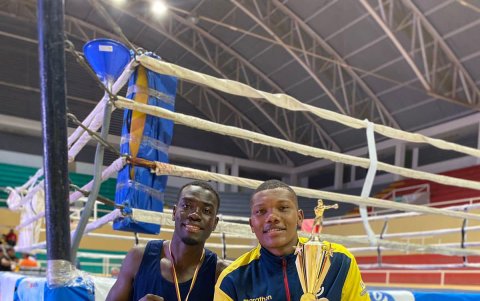 Congo y Marlon Delgado tras un torneo en 2023.