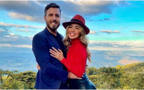 Con su expareja Larissa Graniello.