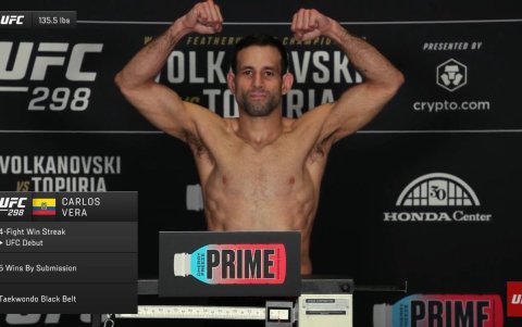 Carlos Vera Santos debutó en UFC en 2024.