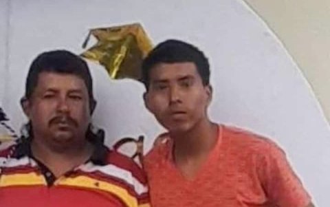 Rastro. Geovanny López Lucas y su hijo Leandro partieron el 12 de febrero, desde San Mateo.