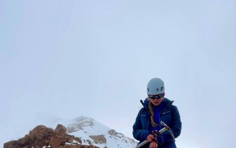 La escalada es su forma de despejar la mente.