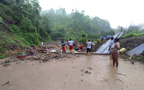 Esmeraldas. Al menos 300 familias se encuentran afectadas por las inundaciones.