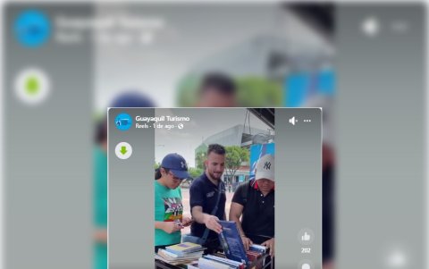 Posteo de la Empresa Pública Municipal de Turismo, con una fecha previa al contrato de medio millón de dólares.
