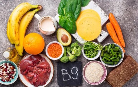 Algunos alimentos especialmente ricos en Vitaminas B9