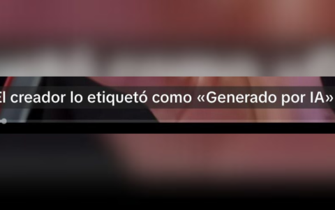 Así luce la etiqueta que ha implementado TikTok para detectar IA