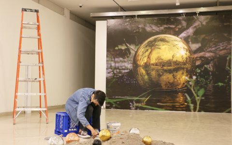 La muestra se exhibe en la galería Arte Actual.