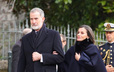 La pareja real en Londres.