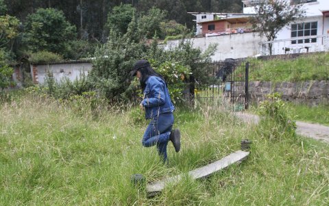 Quito. En la capital del país diferentes ciudadanos solicitan atender los parques, como el del barrio Armero.