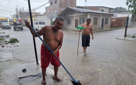 El cantón Playas, en la provincia de Guayas, ha sido uno de los más afectados con inundaciones