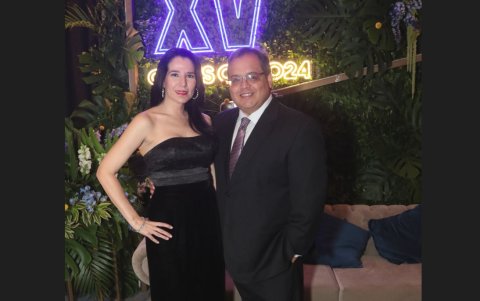 Victoria de Schemel y Robert Schemel.