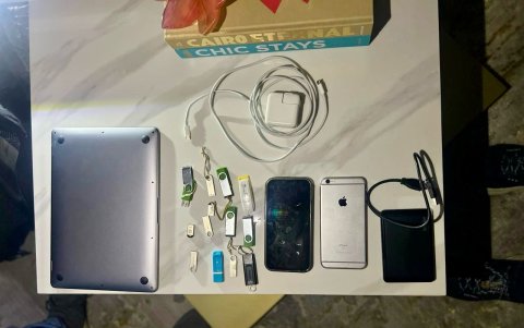 Dispositivos decomisados.