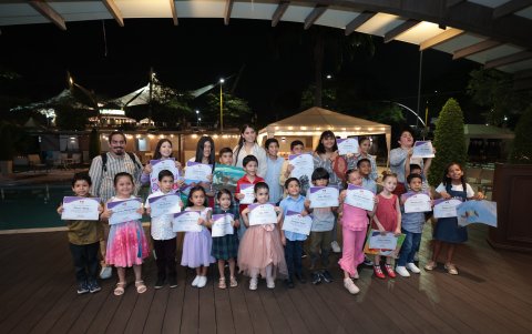 El grupo estuvo conformado por veinte niños y jóvenes con edades comprendidas entre los 4 y los 16 años.