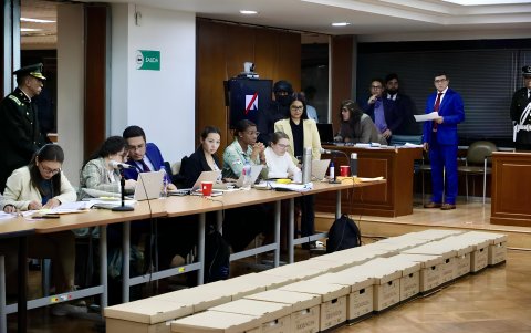 La diligencia de formulación de cargos en el caso Purga duró más de 10 horas.