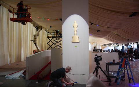 Preparativos para la gran noche.