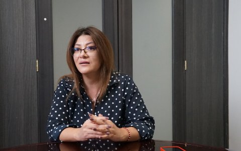 Verónica Sarauz, viuda del excandidato presidencial asesinado, Fernando Villavicencio.