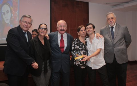 Antonio Palacios, Paola Palacios, Miguel Palacios, Sandra Pólit, Miguel Vásconez y Eduardo Márquez de la Plata.