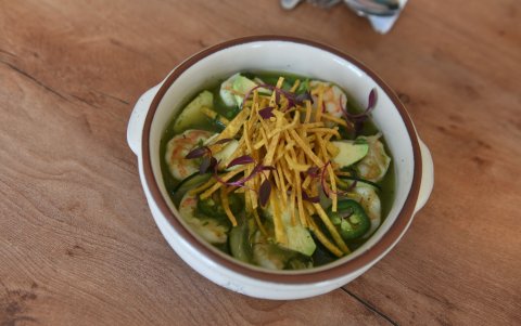 Ceviche tributo a México.