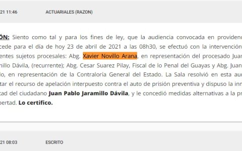 Xavier Novillo Arana era uno de los hombres de confianza de Leandro Norero.