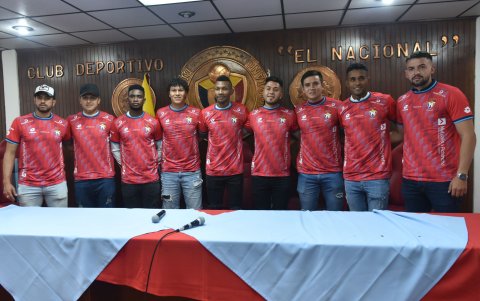 Los nueves refuerzos que sumó El Nacional para la LigaPro.