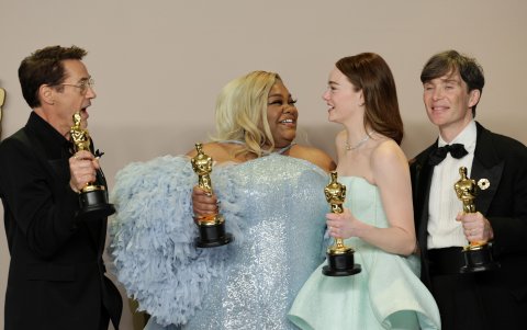 Robert Downey Jr, Da’Vine Joy Randolph, Emma Stone y Cillian Murphy.