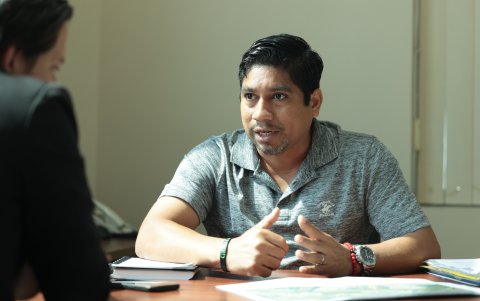 Entrevista. El funcionario explicó a EXPRESO la situación de la avenida.