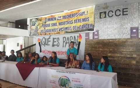Las niñas demandantes exigen el cumplimiento de la sentencia constitucional.