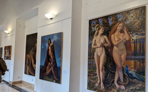 Muestra. Las obras proyectan el poder y la importancia de la feminidad