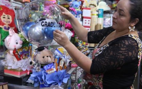 Las decoraciones fueron esenciales para las fiestas de graduación