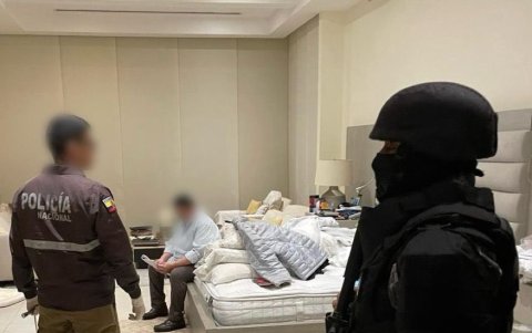 Habitación donde detuvieron a Pablo Muentes.