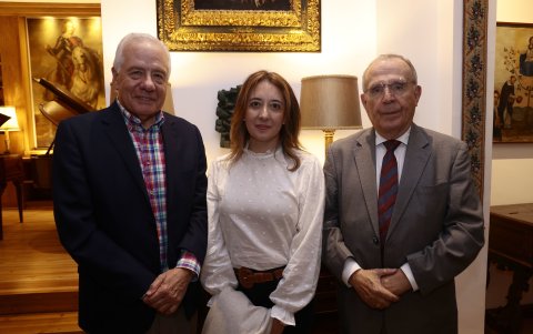 Mauricio Anderson, Carla Anderson y Juan Acosta.