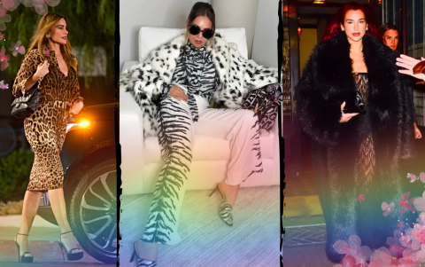 Este estilo también se caracteriza por llevar abrigos de pieles sintéticos y joyas grandes