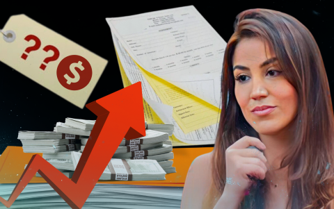 Mayra Salazar solicitó a un músico una cotización con sobreprecio, para que la costeara Estados Unidos.