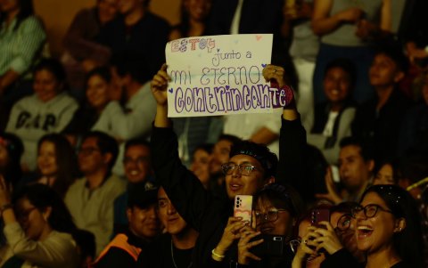 Sus fans disfrutaron del concierto