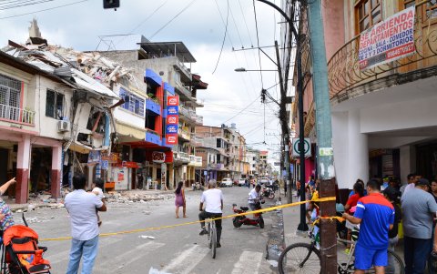 El terremoto del 18 de marzo en Machala dejó 13 muertos.